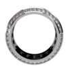 Perforated Diamond Wedding Band