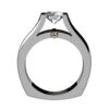 Split Shank Solitaire Diamond Ring with Surprise Diamonds