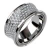 5-Row Diamond Wedding Band