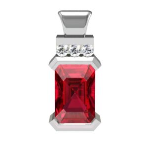 Ruby slider pendant