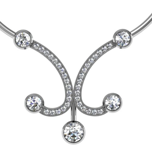 5-Stone Diamond Pendant